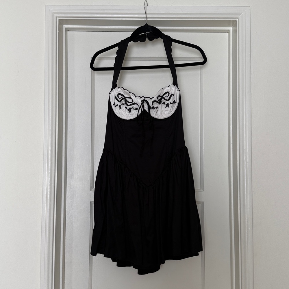 For Love And Lemons Tea Time Poplin Bustier Mini Dress - Picture 5 of 7